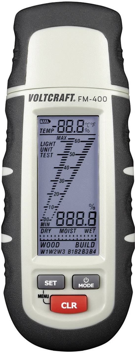 Higrometr do materiałów budowlanych VOLTCRAFT FM-400 inwazyjny - obrazek 1