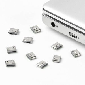 Smartkeeper Blokada portu USB-C® CL04P1GY Zestaw 10-elementowy szary bez klucza CL04P1GY