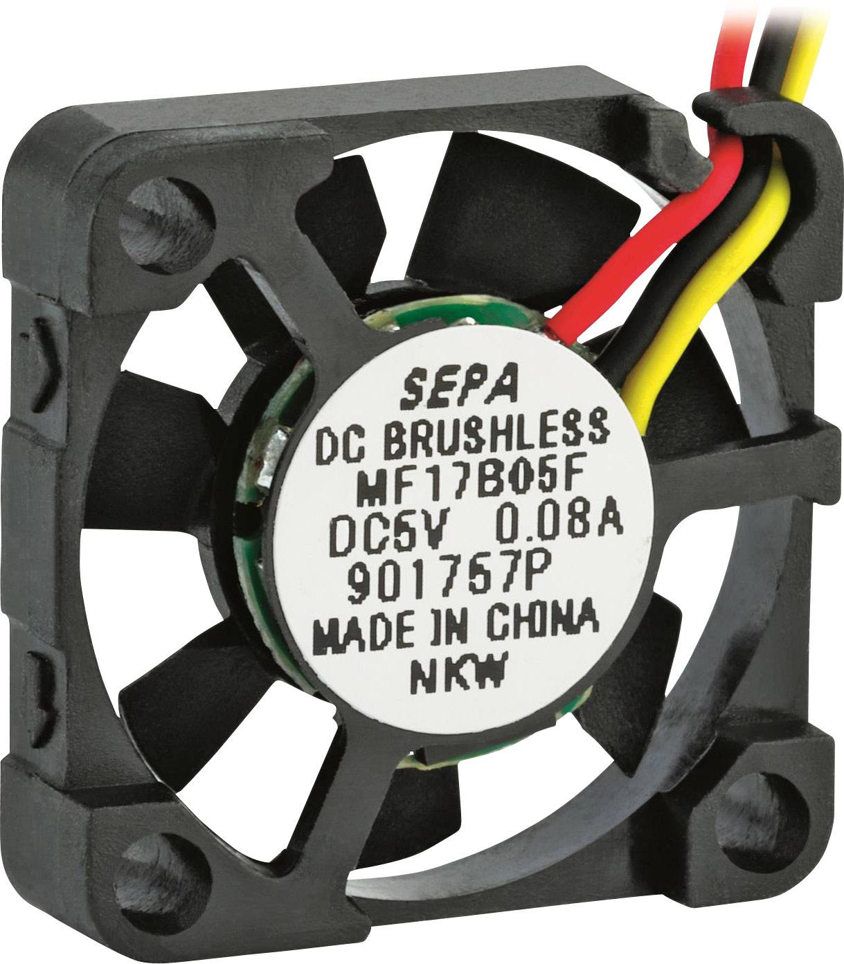 SEPA MF17B05FSE Wentylator osiowy 5 V/DC 1.1 m³/h (D x S x W) 17 x 17 x 4.5 mm - obrazek 1