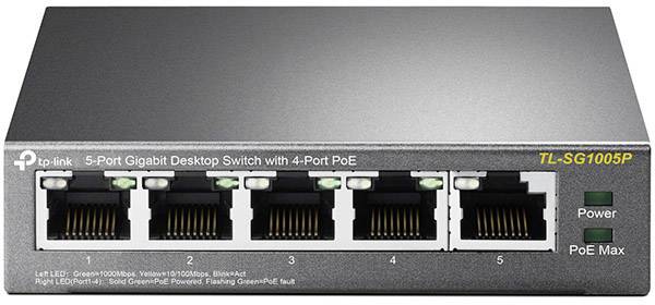 TP-LINK TL-SG1005P TL-SG1005P Switch sieciowy 5 Portów funkcja PoE