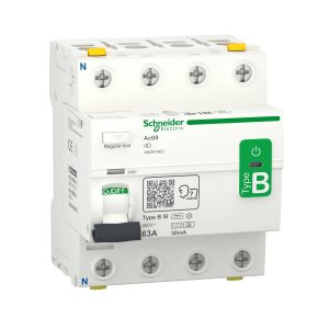 Schneider Electric A9Z61463 Wyłącznik różnicowoprądowy wrażliwy na prąd przemienny FI B 63 A 0.03 A Schneider Electric A9Z61463 Wyłącznik różnicowoprądowy wrażliwy na prąd przemienny FI B 63 A 0.03 A