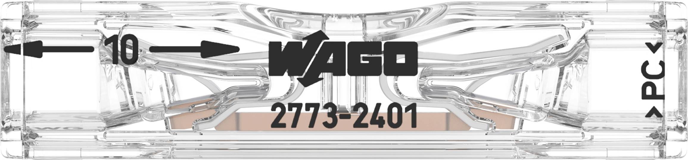 WAGO 2773-2401 Terminal przepustowy 2773-2401, PIN: 1, 450 V, 32 A, 1 szt. - obrazek 1