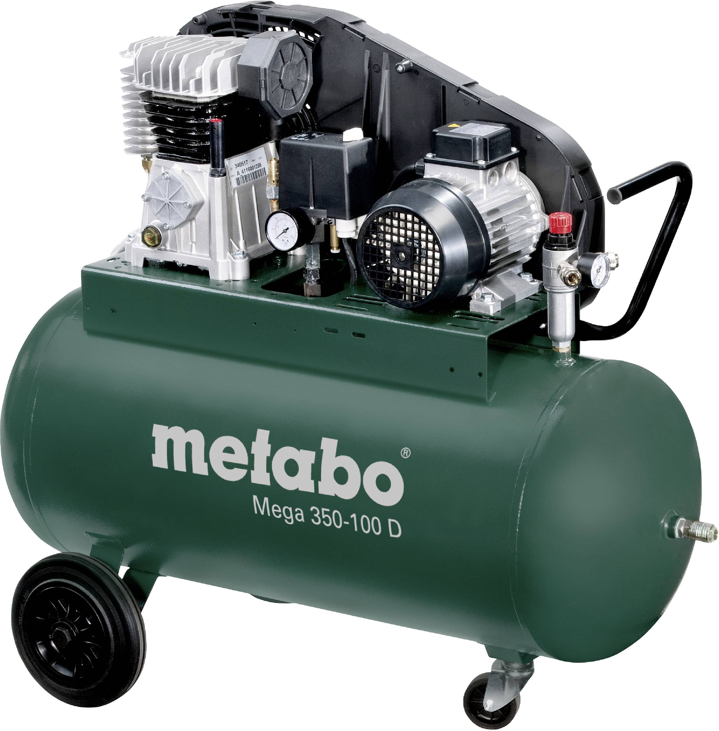 Sprężarka powietrza Metabo Mega 350-100 D 10 bar - obrazek 1
