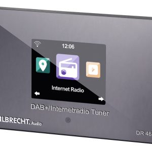Adapter radia internetowego Albrecht DR 463+ z pilotem, obsługa Spotify antracytowy Adapter radia internetowego Albrecht DR 463+ z pilotem, obsługa Spotify antracytowy