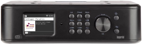 Radio internetowe kuchenne Imperial DABMAN i460 (sw) Internet, DAB+, fale metrowe (VHF), FM Amazon Music, Deezer, Qobuz,