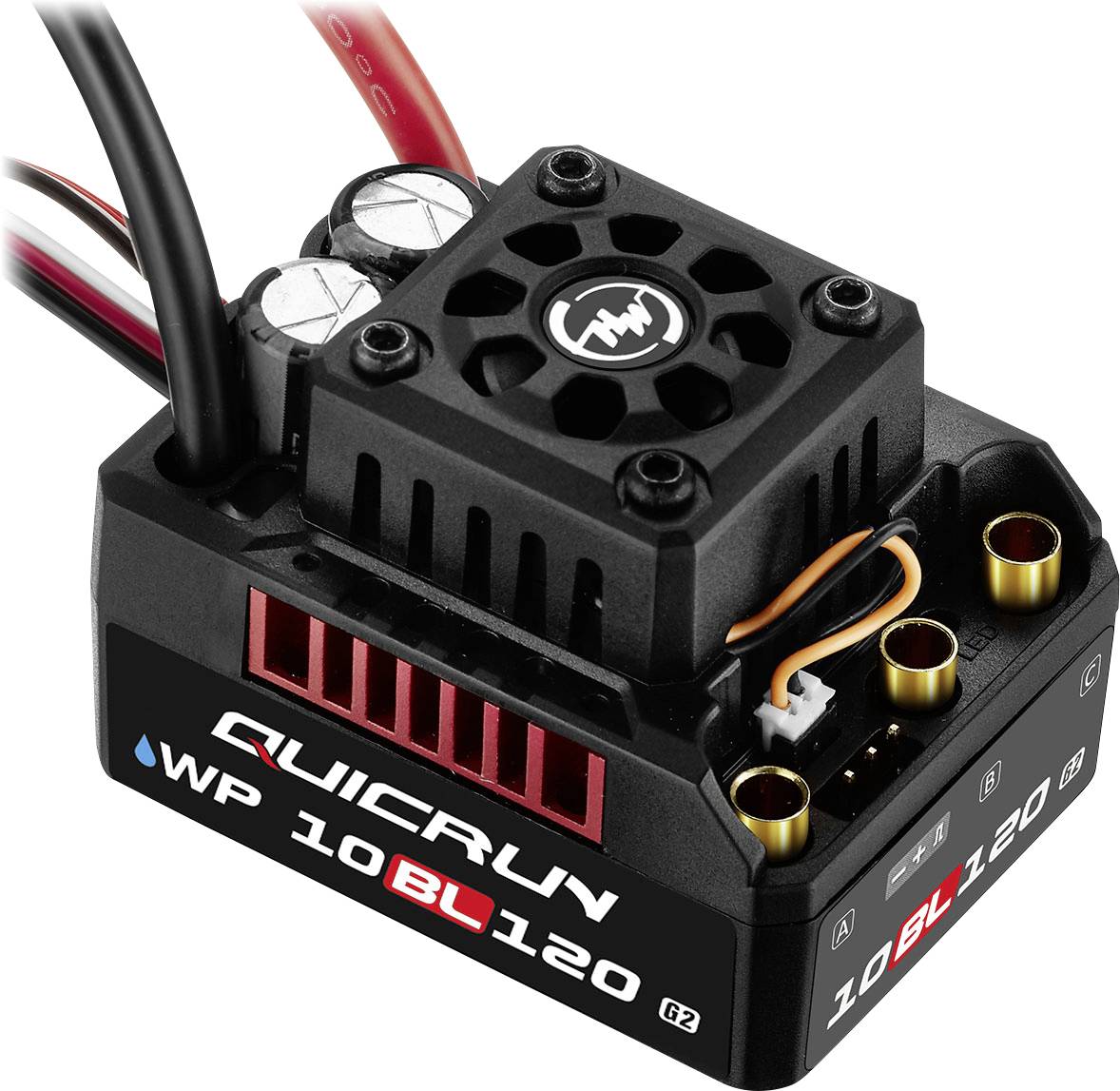 Regulator prędkości bezszczotkowy do modeli samochodów Hobbywing QuicRun WP10BL120 G2 1 szt. - obrazek 1