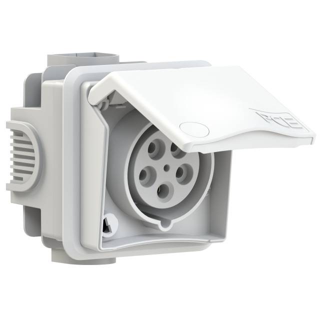 Gniazdo PCE 885-6v, 400 V, 16 A, IP44 - obrazek 1