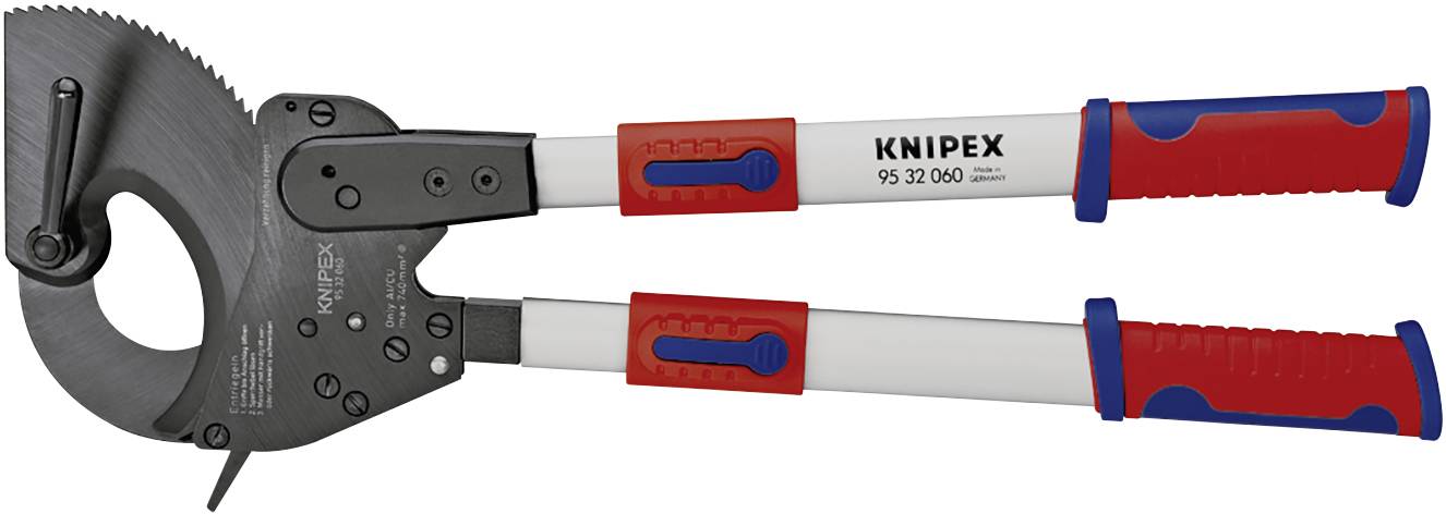 Obcinak do kabli zapadkowy Knipex 95 32 060 630 mm - obrazek 1