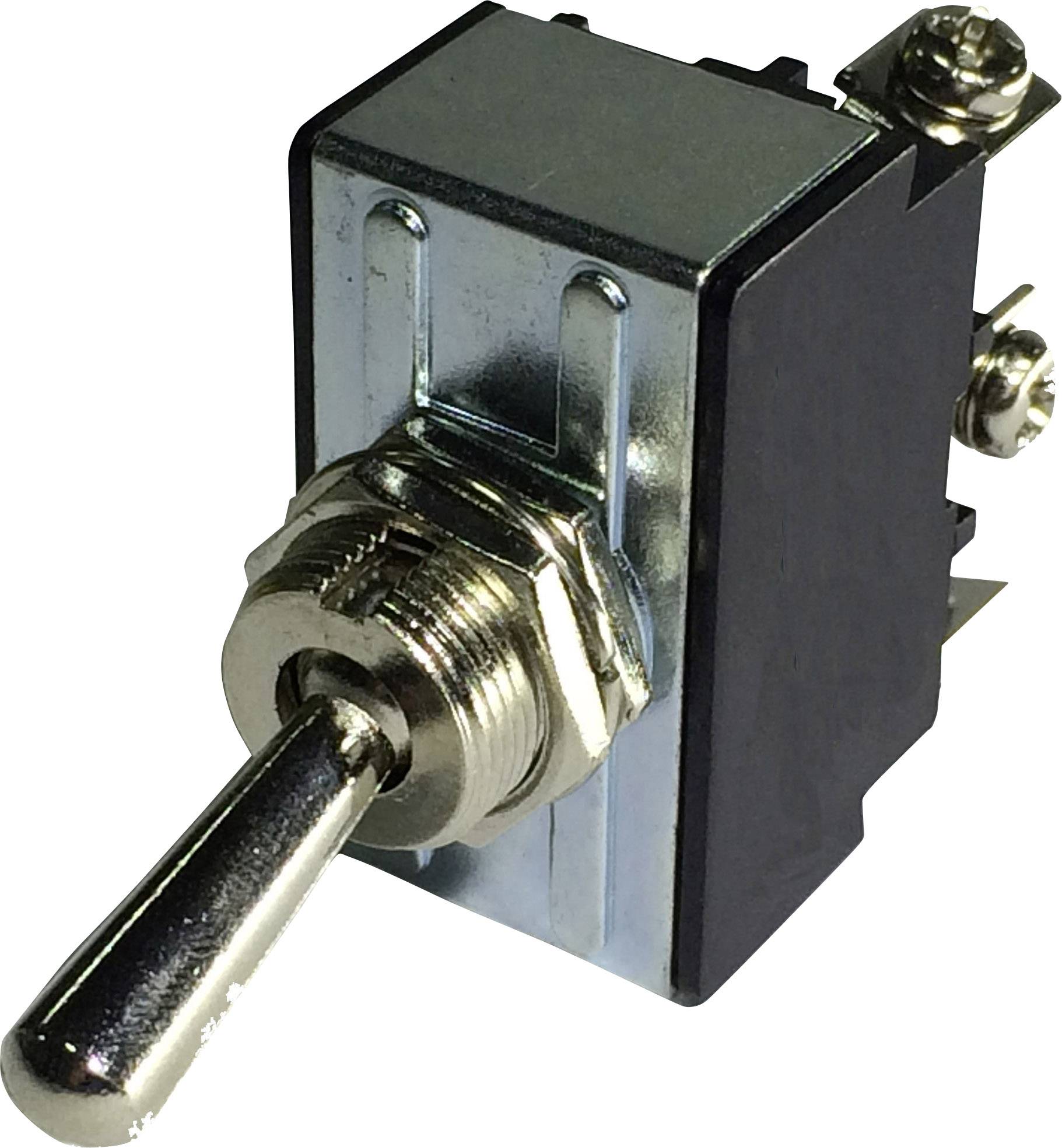 TRU COMPONENTS 1587809 Przełącznik dźwigienkowy TC-R13-28A-06, 1 x wył/wł, 250 V/AC, 10 A, 1 szt. - obrazek 1