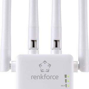 Wzmacniacz sygnału, repeater Wi-Fi Renkforce WS-WN575A3 Dual Band AC1200 RF-3804172, RJ45, 2.4 GHz, 5 GHz Wzmacniacz sygnału, repeater Wi-Fi Renkforce WS-WN575A3 Dual Band AC1200 RF-3804172, RJ45, 2.4 GHz, 5 GHz