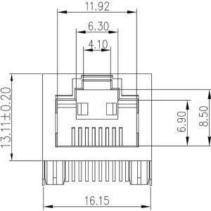 Weidmüller 2638490000 Złącze RJ45 RJ45C5E R1U 2.8N4N RL, RJ45, CAT 5e, piny:8, 200 szt. Weidmüller 2638490000 Złącze RJ45 RJ45C5E R1U 2.8N4N RL, RJ45, CAT 5e, piny:8, 200 szt.