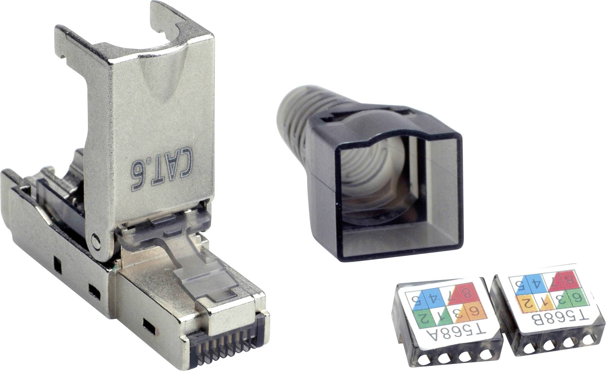 Value RJ45 Value 26.99.0371 srebrny (metaliczny) 1 szt. - obrazek 1