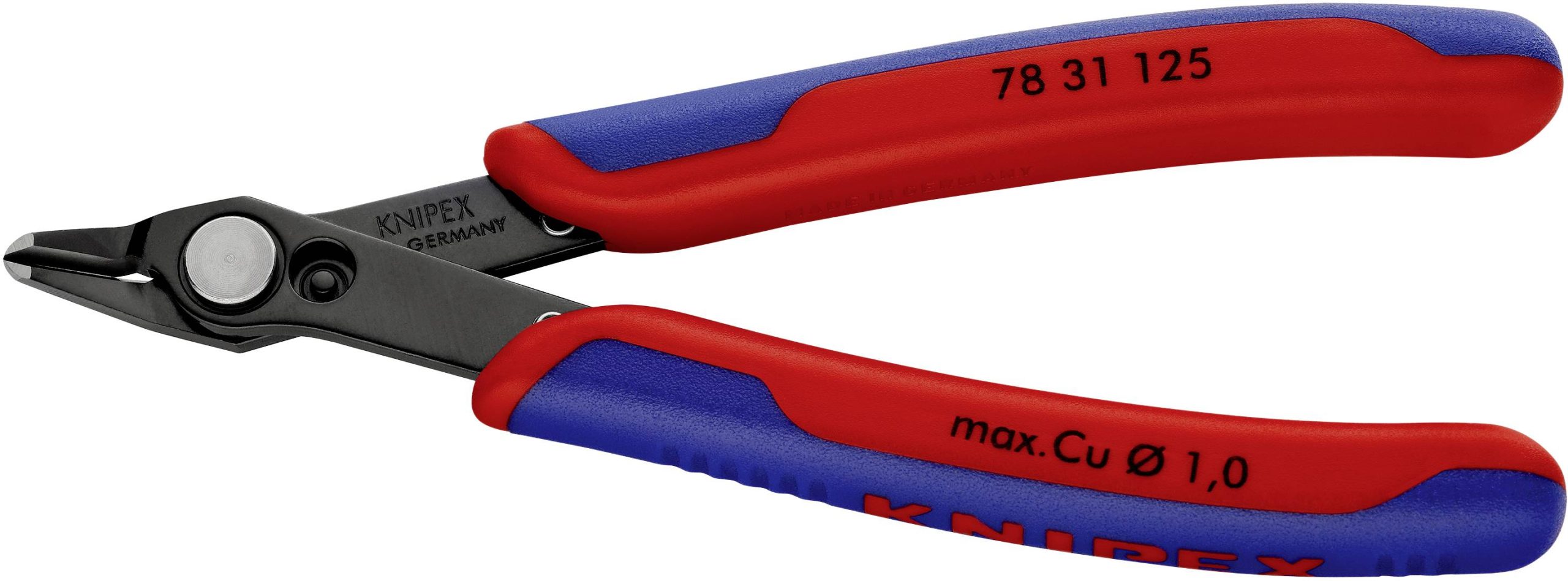 Szczypce do PCB Knipex Super-Knips 78 31 125, 125 mm, 60 HRC, dla elektroników i mechaników - obrazek 1