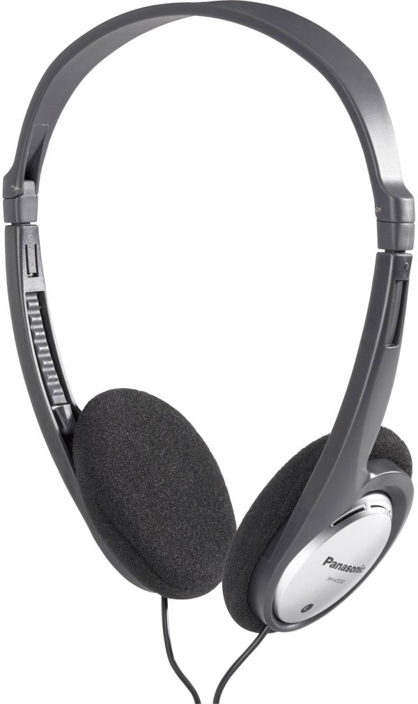 Słuchawki nauszne Panasonic RP-HT030, 100 dB, 24 Ohm, 16 – 22 000 Hz, przewód 1,2 m