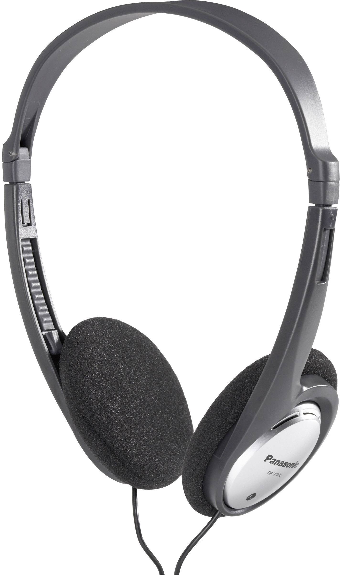 Słuchawki nauszne Panasonic RP-HT030, 100 dB, 24 Ohm, 16 - 22 000 Hz, przewód 1,2 m - obrazek 1