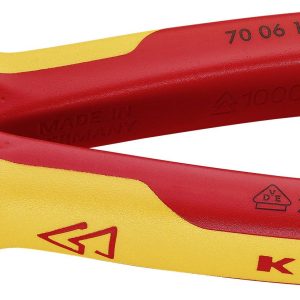 Szczypce boczne Knipex 70 06 180, 180 mm, 62 HRC, VDE Szczypce boczne Knipex 70 06 180, 180 mm, 62 HRC, VDE