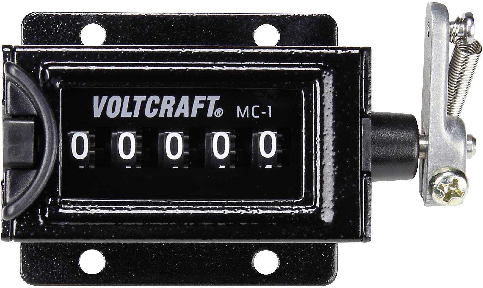 Licznik mechaniczny Voltcraft MC-1, 58 x 47 mm, 0 - 99999 - obrazek 1
