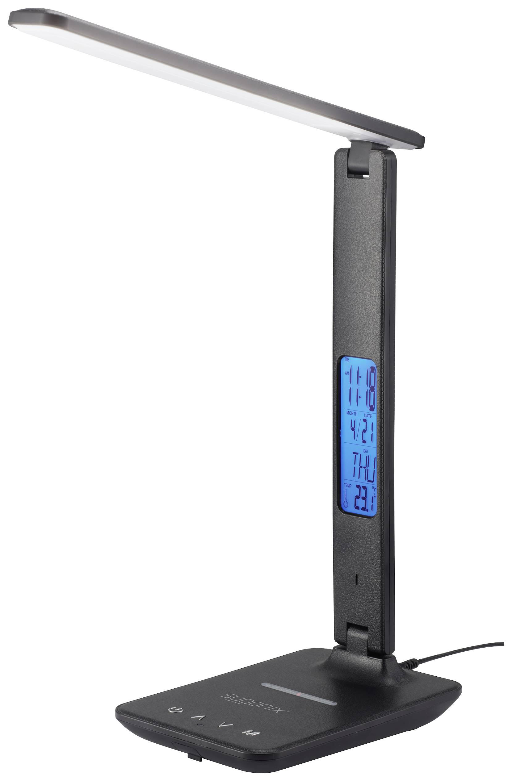 Lampa biurkowa Sygonix TX26C SY-4963268 czarny 340 lm - obrazek 1