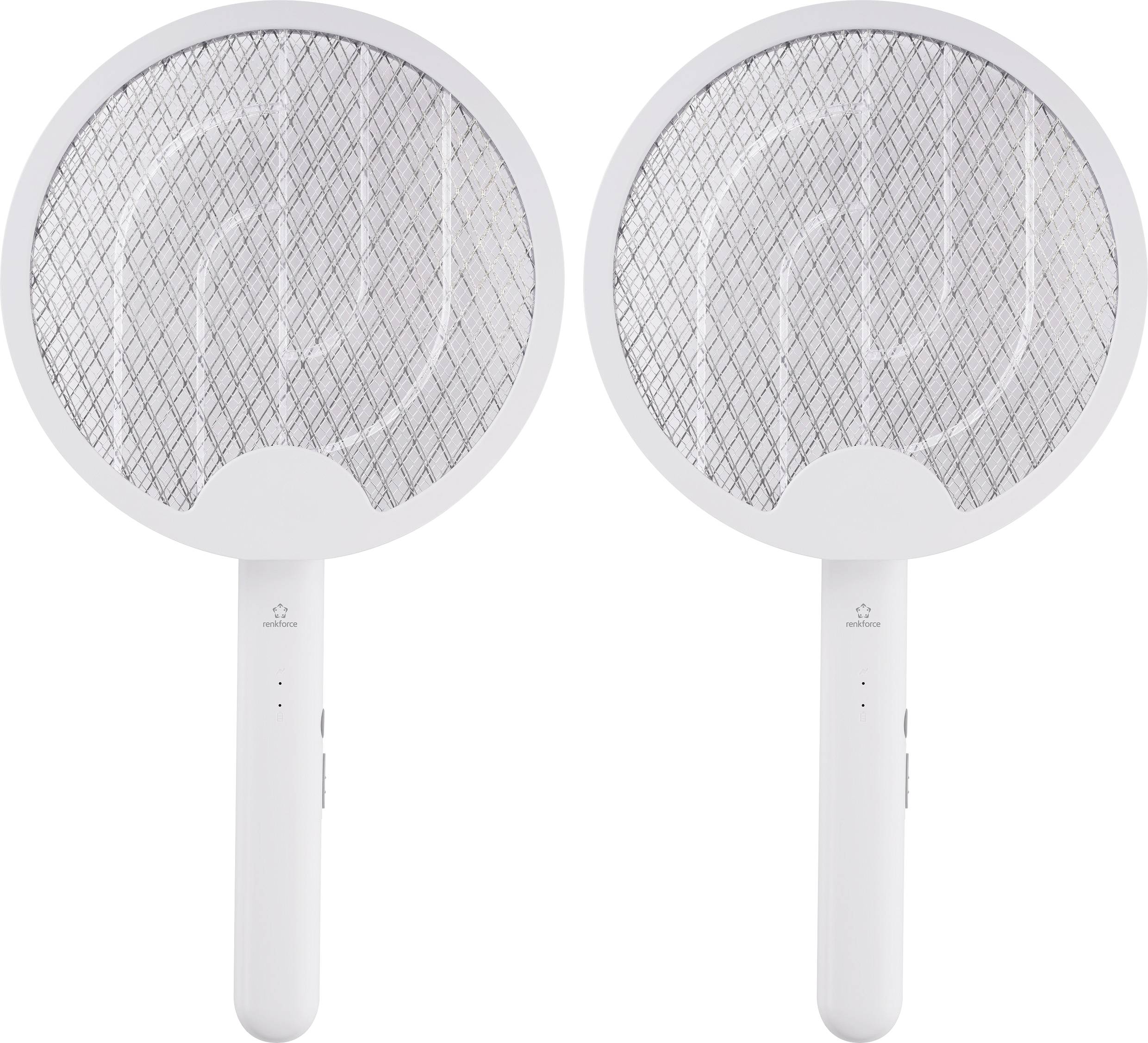 Renkforce RF-EFS-100 RF-6730842 Pułapka na muchy siatka elektryczna, światło UV (S x W x G) 430 x 230 x 46 mm biały 2 sz - obrazek 1