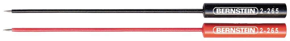 BERNSTEIN Tools for Electronics 2-265-VE Końcówka pomiarowa 2-265-VE złącze żeńskie 4 mm CAT I czerwony, czarny 2 szt. - obrazek 1