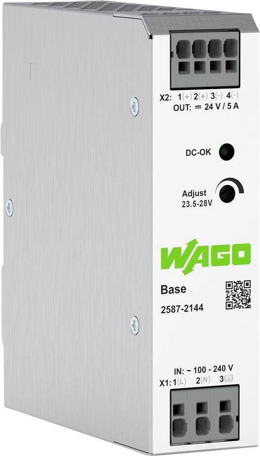 WAGO 2587-2144 Zasilacz na szynę DIN 24 V/DC 5 A 120 W Ilość wyjść:1 x Opis 1 szt. - obrazek 1