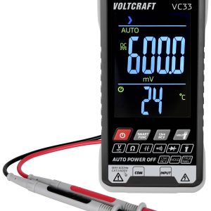 VOLTCRAFT VC33 Multimetr cyfrowy CAT III 600 V Wyświetlane liczby: 5999 VOLTCRAFT VC33 Multimetr cyfrowy CAT III 600 V Wyświetlane liczby: 5999