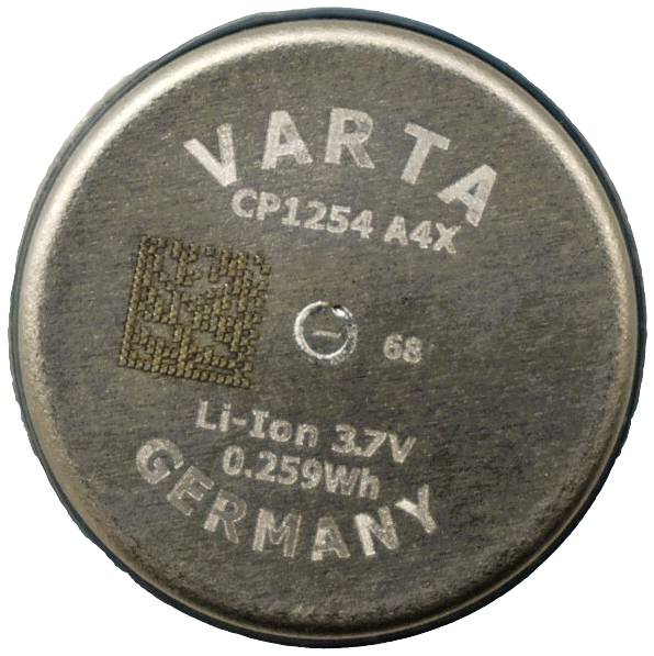 Akumulator guzikowy Varta CP1254 A4 Li-Ion 74 mAh 3.7 V 1 szt.
