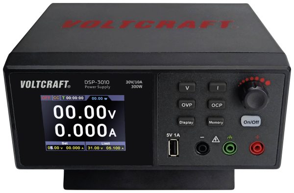 Zasilacz laboratoryjny regulowany VOLTCRAFT DSP-3010 0 – 30 V 0 – 10 A 300 W