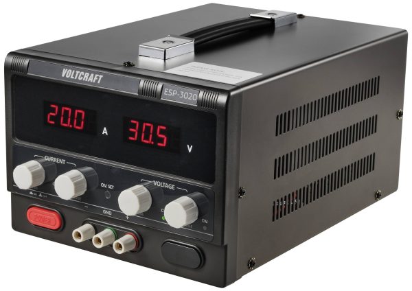Zasilacz laboratoryjny regulowany VOLTCRAFT ESP-3020 0 – 30 V/DC 0 – 20 A 600 W