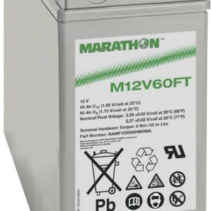 Akumulator ołowiowy GNB Marathon EXIM12V60FT NAMF120060HM0FB, AGM, 12 V, 59 Ah Akumulator ołowiowy GNB Marathon EXIM12V60FT NAMF120060HM0FB, AGM, 12 V, 59 Ah