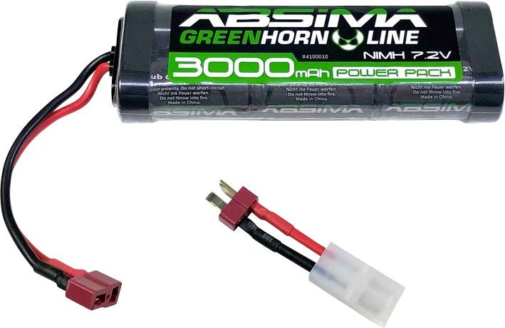 Pakiet akumulatorów (NiMH) 7.2 V 3000 mAh Absima Hardcase Gniazdo T, Gniazdo Tamiya - obrazek 1