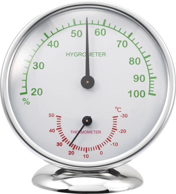 Termohigrometr Renkforce 6510 Alu, -30 do +50 °C, 20 do 100 %