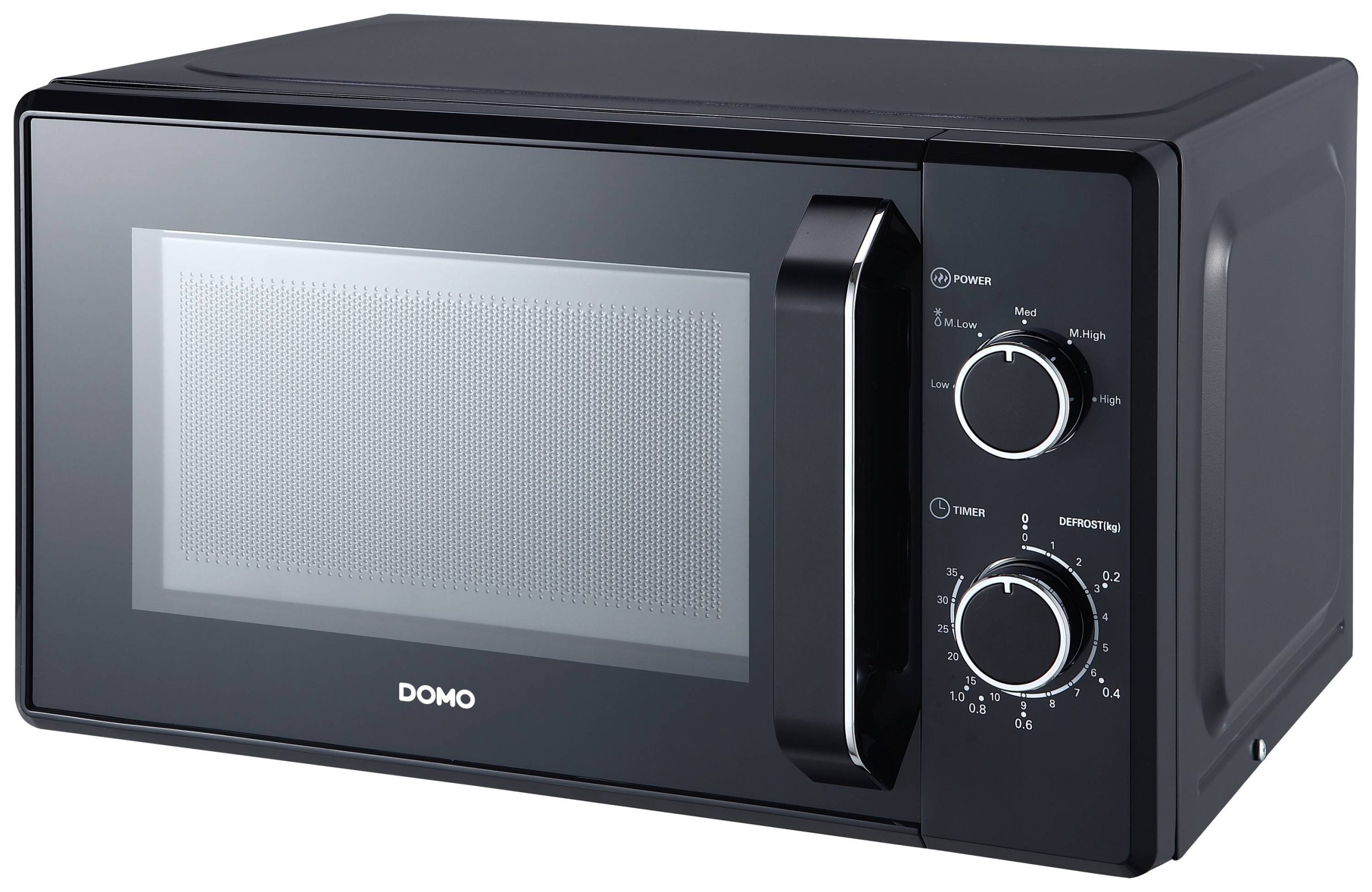 Mikrofalówka DOMO DO2520 800 W z funkcją timera czarny - obrazek 1