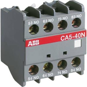 Blok przełącznika pomocnicznego ABB CA5-40N 1SBN010040R1240, 4 styki, 1 szt. Blok przełącznika pomocnicznego ABB CA5-40N 1SBN010040R1240, 4 styki, 1 szt.