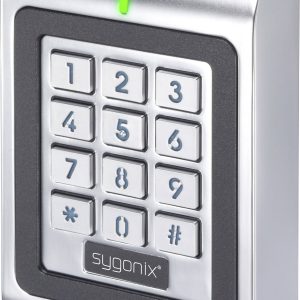 Klawiatura kodowa z RFID Sygonix SY-6879940 montaż na powierzchni 12 V/DC, 18 V/DC IP66 z podświetlaną klawiaturą Klawiatura kodowa z RFID Sygonix SY-6879940 montaż na powierzchni 12 V/DC, 18 V/DC IP66 z podświetlaną klawiaturą