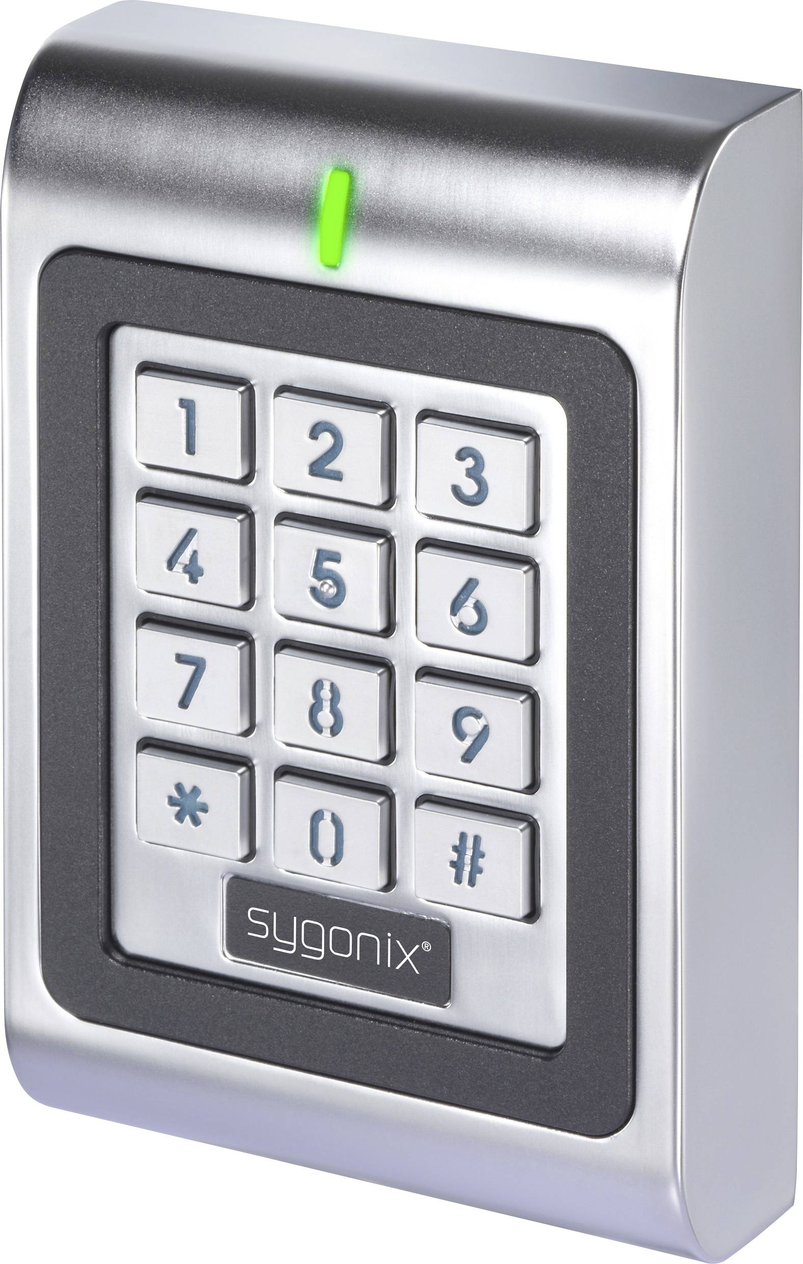 Klawiatura kodowa z RFID Sygonix SY-6879940 montaż na powierzchni 12 V/DC, 18 V/DC IP66 z podświetlaną klawiaturą - obrazek 1