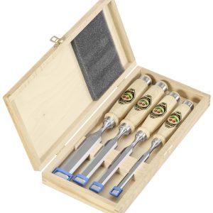 Zestaw dłut Kirschen im Holzkasten 10 – 16 – 20 – 26 mm 1141000, 1 zest. Zestaw dłut Kirschen im Holzkasten 10 – 16 – 20 – 26 mm 1141000, 1 zest.