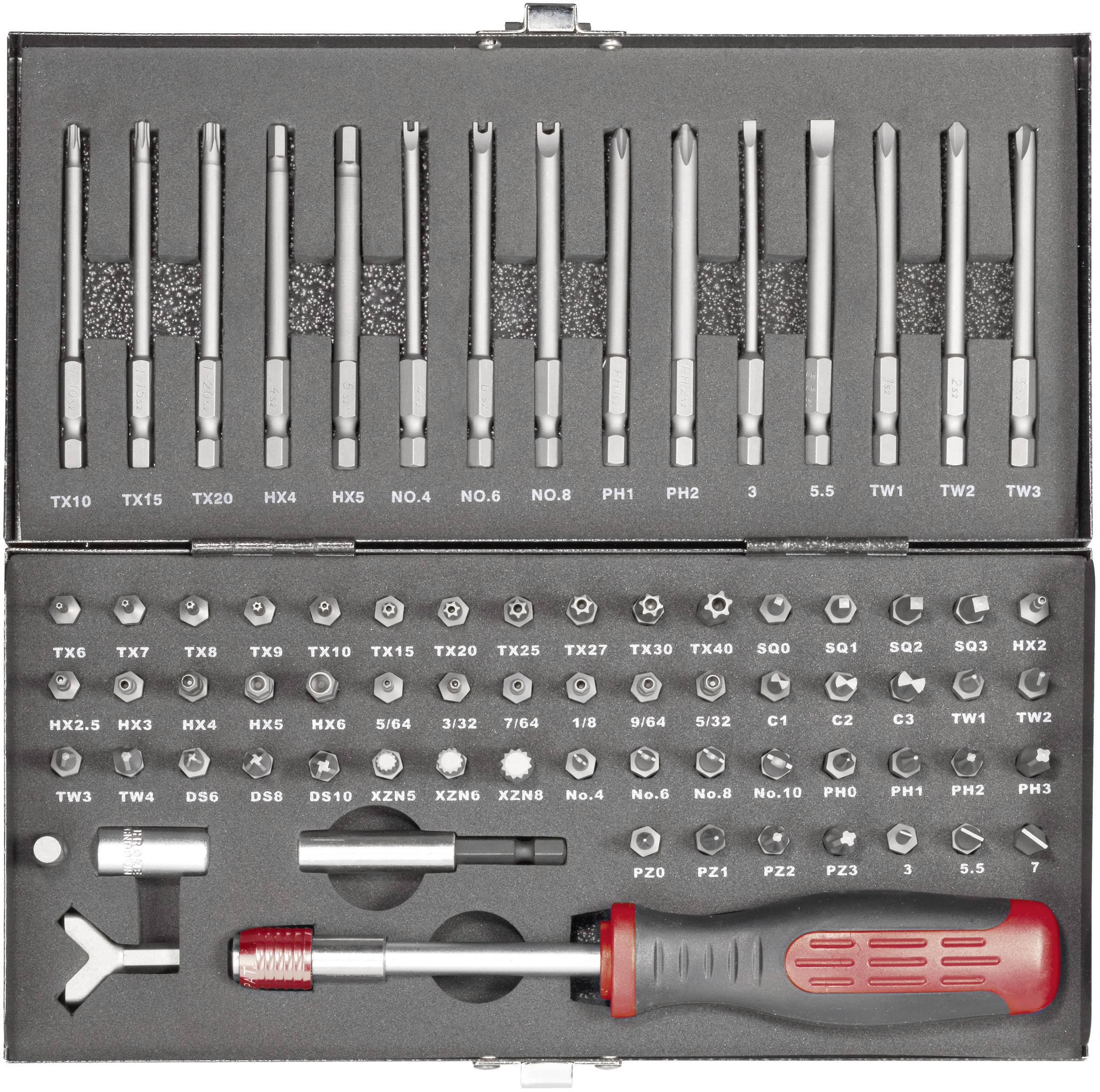 Bity TOOLCRAFT HT02183 75 elementów - obrazek 1