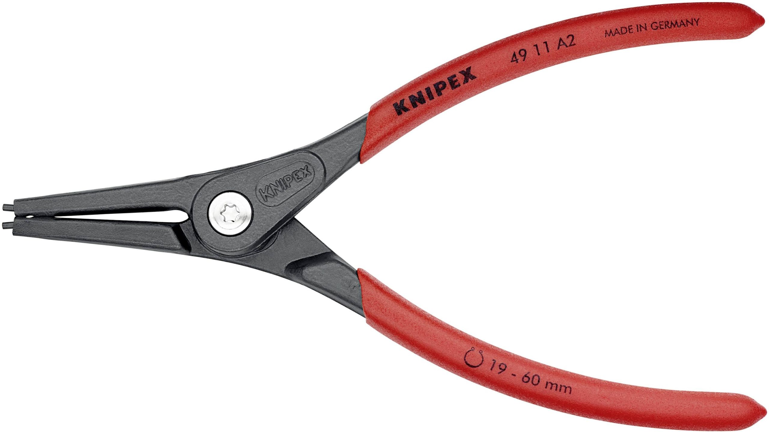 Szczypce do pierścieni Segera Knipex 49 11 A2 180 mm - obrazek 1