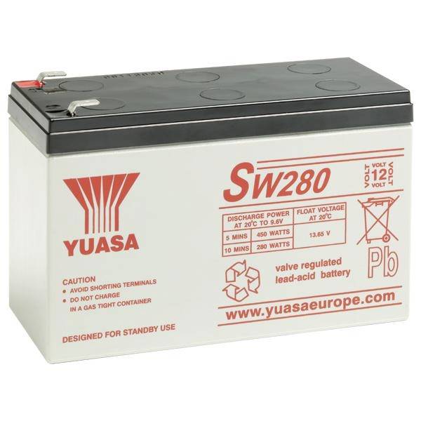 Akumulator ołowiowy Yuasa SW280, AGM, 12 V - obrazek 1