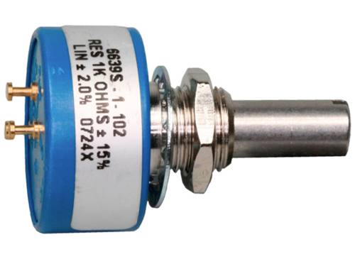 Bourns 6639S-1-502 Potencjometr z tworzywa sztucznego przewodzącego 1 W 5 kΩ 1 szt.