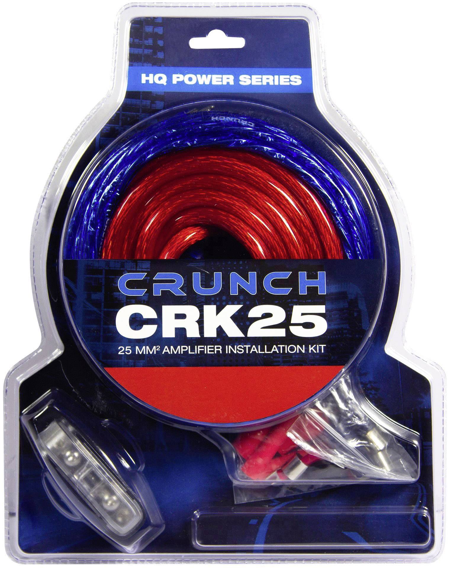 Zestaw do podpięcia wzmacniacza Car HiFi 25 mm² Crunch CRK25 - obrazek 1