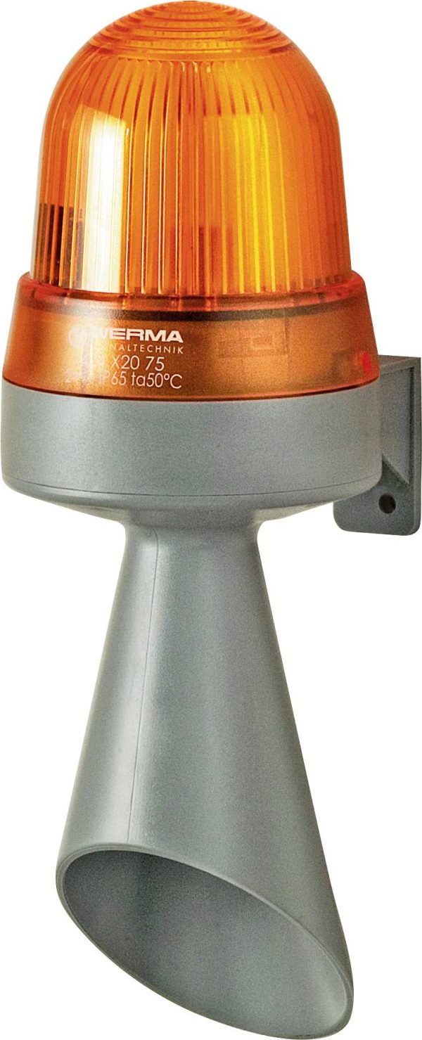 Sygnalizator łączony LED Werma Signaltechnik 424.320.75 światło ciągłe 24 V/DC 98 dB