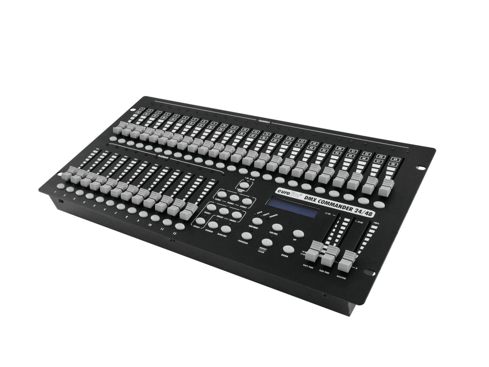 Eurolite DMX Commander 24/48 Controller Kontroler DMX 48-kanałowy Obudowa 19