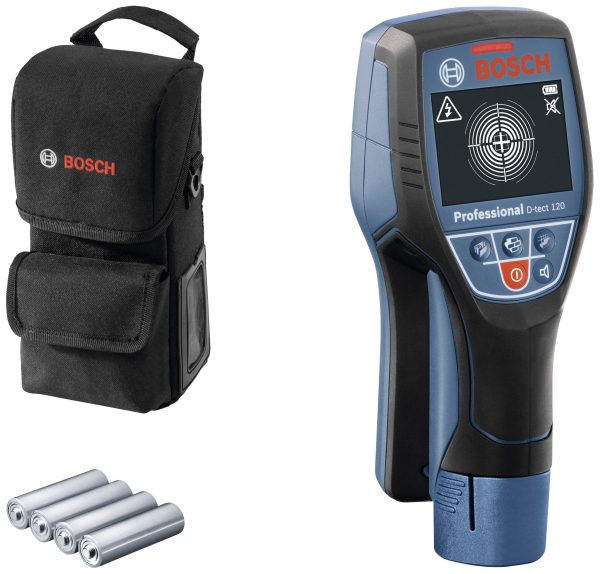 Bosch Professional Detektor D-tect 120 0601081303 Maksymalna głębokość wykrywania 12 m Przeznaczenie metale żelazne, met