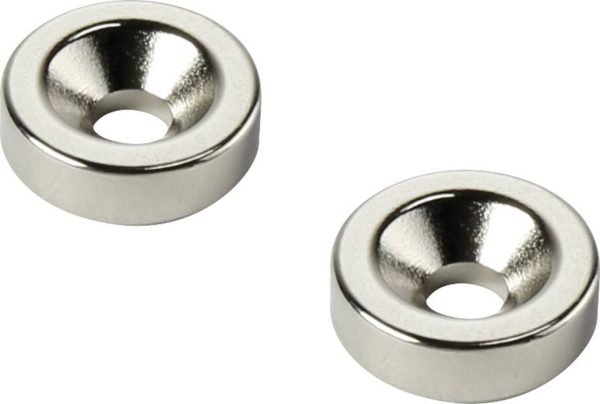 TRU COMPONENTS TC-12250604 Magnes trwały w kształcie pierścienia (Ø x W) 10 mm x 5 mm M3 Maksymalna temperatura graniczn