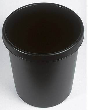 Helit the german H6106195 Kosz na papier 30 l (Ø x W) 35 cm x 40.5 cm polietylen czarny 1 szt.