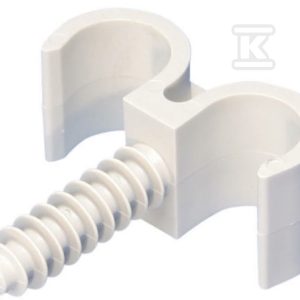 Zacisk ring FRF 020/2 z kołkiem średnica rurek 20mm 571220 Zacisk ring FRF 020/2 z kołkiem średnica rurek 20mm 571220