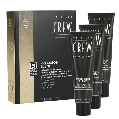 American Crew, Precision Blend, odsiwiacz dla mężczyzn Light 7 8, 3×40 ml