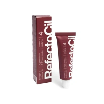 Refectocil, Eyelash And Eyebrow Tint, henna do brwi i rzęs 4 Chestnut, 15 ml